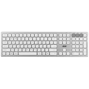 Клавіатура 2E KS270 Silver/White (2E-KS270WBWH_UA) UA