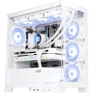 Корпус 2E Gaming Fantom GK701W White Без БЖ (2E-GK701W) UA