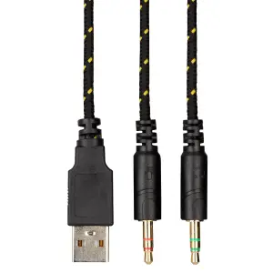 Навушники 2E Gaming HG300 LED 3.5mm Black (2E-HG300BK) UA