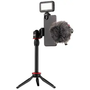 Микрофон с триподом для мобильных устройств 2Е MM011 Vlog KIT (2E-MM011) UA