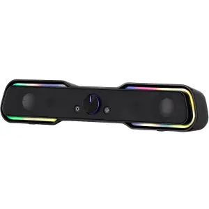 Саундбар 2E PCS101 RGB 2.0 USB Black (2E-PCS101BK) UA