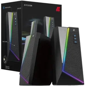 Акустична система 2E PCS233 RGB 2.0 USB Black (2E-PCS233BK) UA