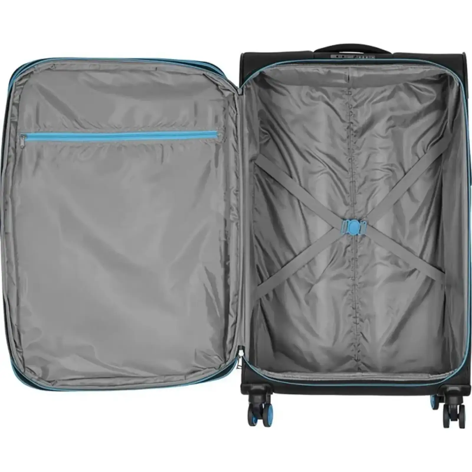 Валіза 2E, Trek, поліестер, велика, 97/117л, TSA, 4 колеса, EXP, чорний (2E-SPE-TREK-L-BK) UA