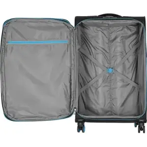 Валіза 2E, Trek, поліестер, велика, 97/117л, TSA, 4 колеса, EXP, чорний (2E-SPE-TREK-L-BK) UA