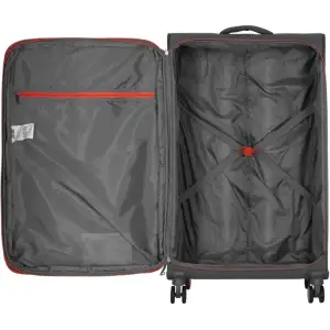 Валіза 2E, Trek, поліестер, велика, 97/117л, TSA, 4 колеса, EXP, сірий (2E-SPE-TREK-L-GR) UA