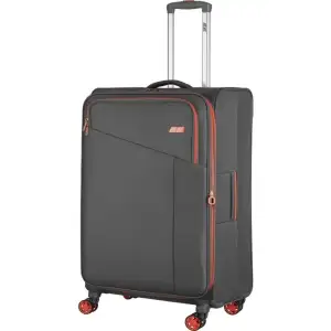 Валіза 2E, Trek, поліестер, середня, 64/78л, TSA, 4 колеса, EXP, сірий (2E-SPE-TREK-M-GR) UA