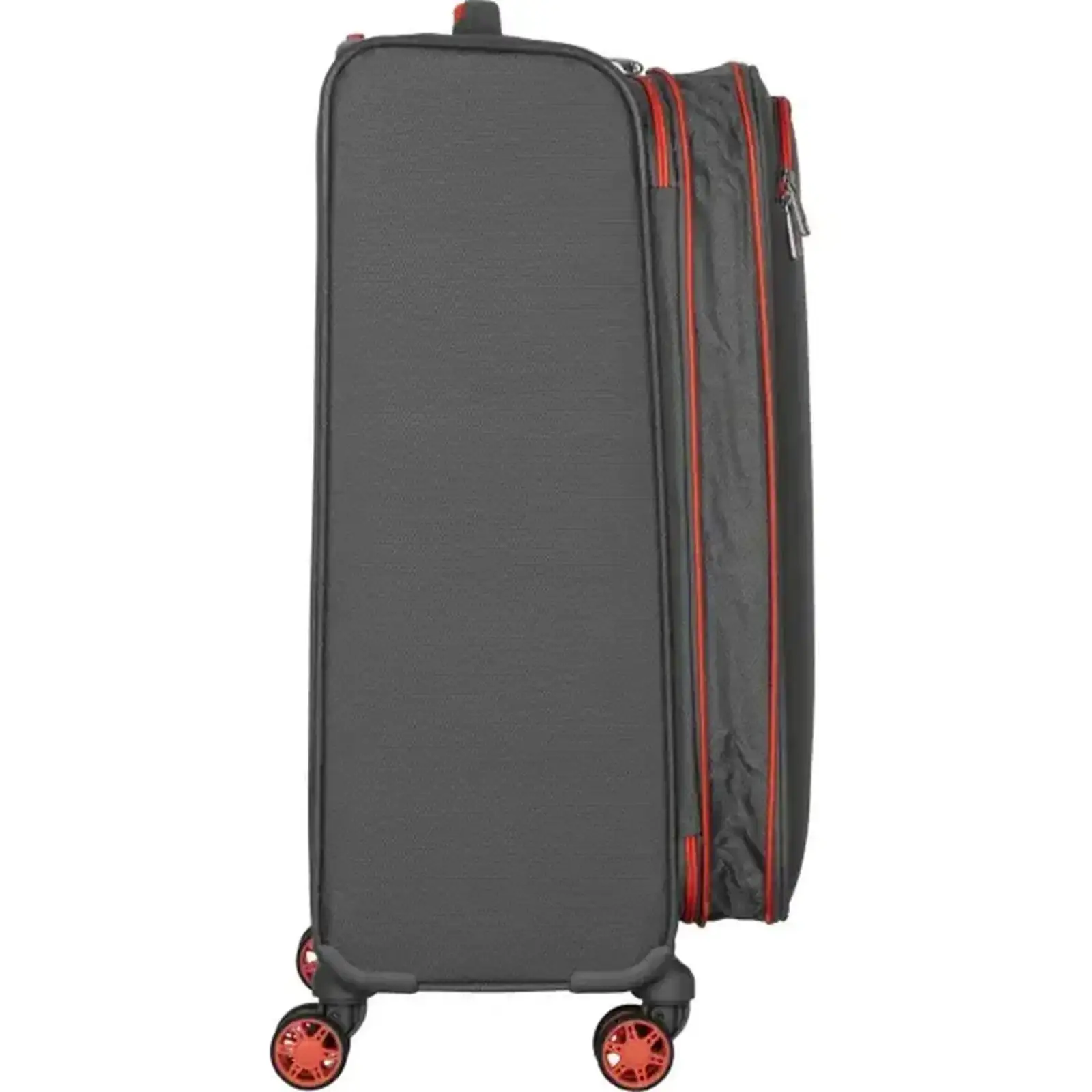 Валіза 2E, Trek, поліестер, середня, 64/78л, TSA, 4 колеса, EXP, сірий (2E-SPE-TREK-M-GR) UA