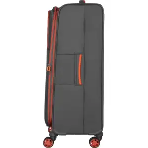 Валіза 2E, Trek, поліестер, середня, 64/78л, TSA, 4 колеса, EXP, сірий (2E-SPE-TREK-M-GR) UA