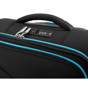 Валіза 2E, Trek, поліестер, мала, 35л, TSA, 4 колеса, чорний (2E-SPE-TREK-S-BK) UA