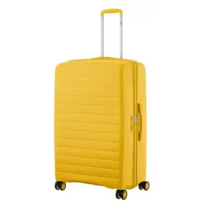 Валіза 2E, Aero, поліпропілен, велика, 99/119 л, TSA, 4 колеса, EXP, бурштиново-жовтий (2E-SPP-AERO-L-AY) UA