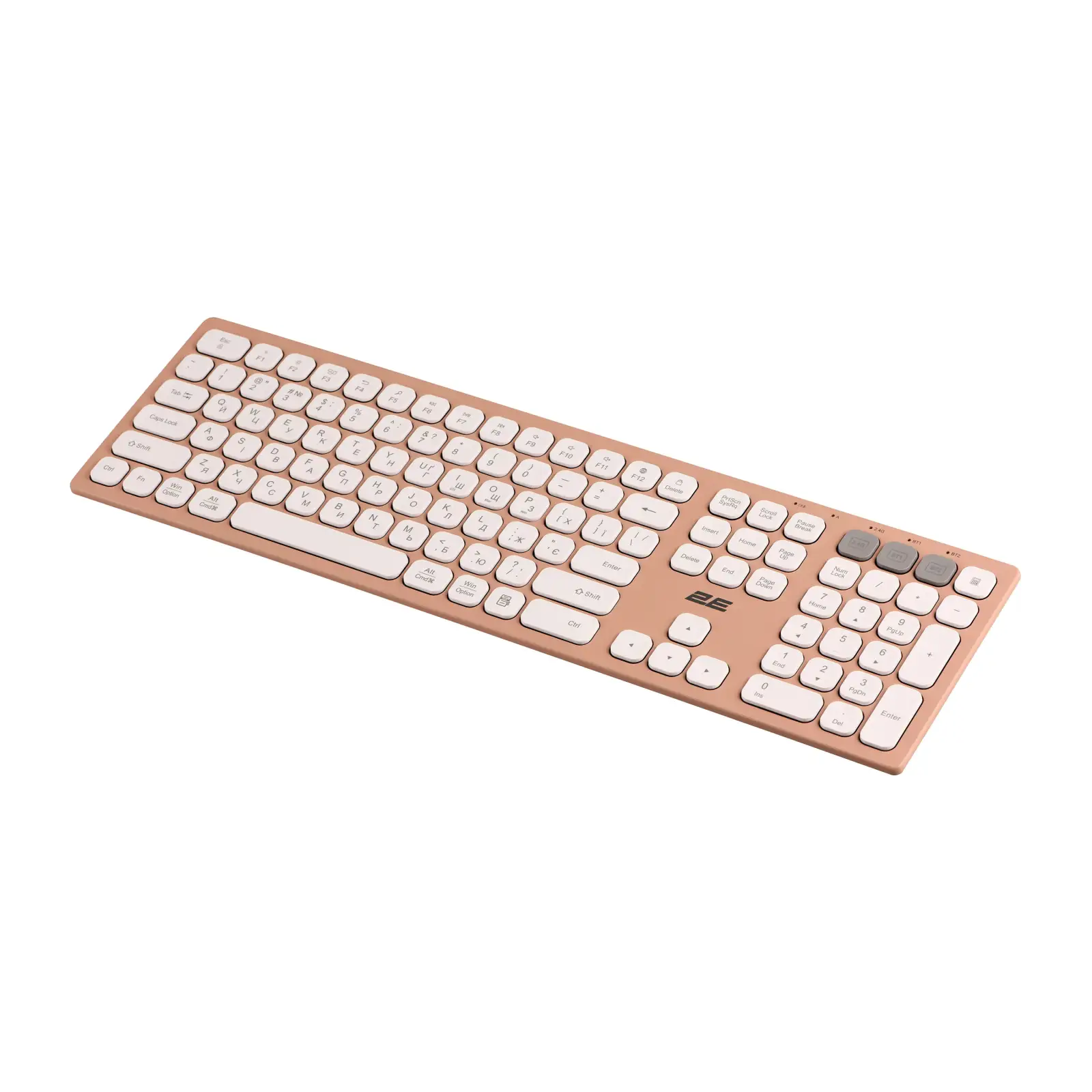 Клавіатура 2E KS270 Pink/White (2E-KS270WBPN_UA) UA