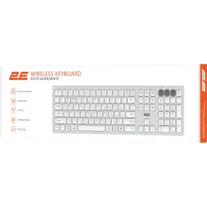 Клавиатура 2E KS270 Silver/White (2E-KS270WBWH) UA