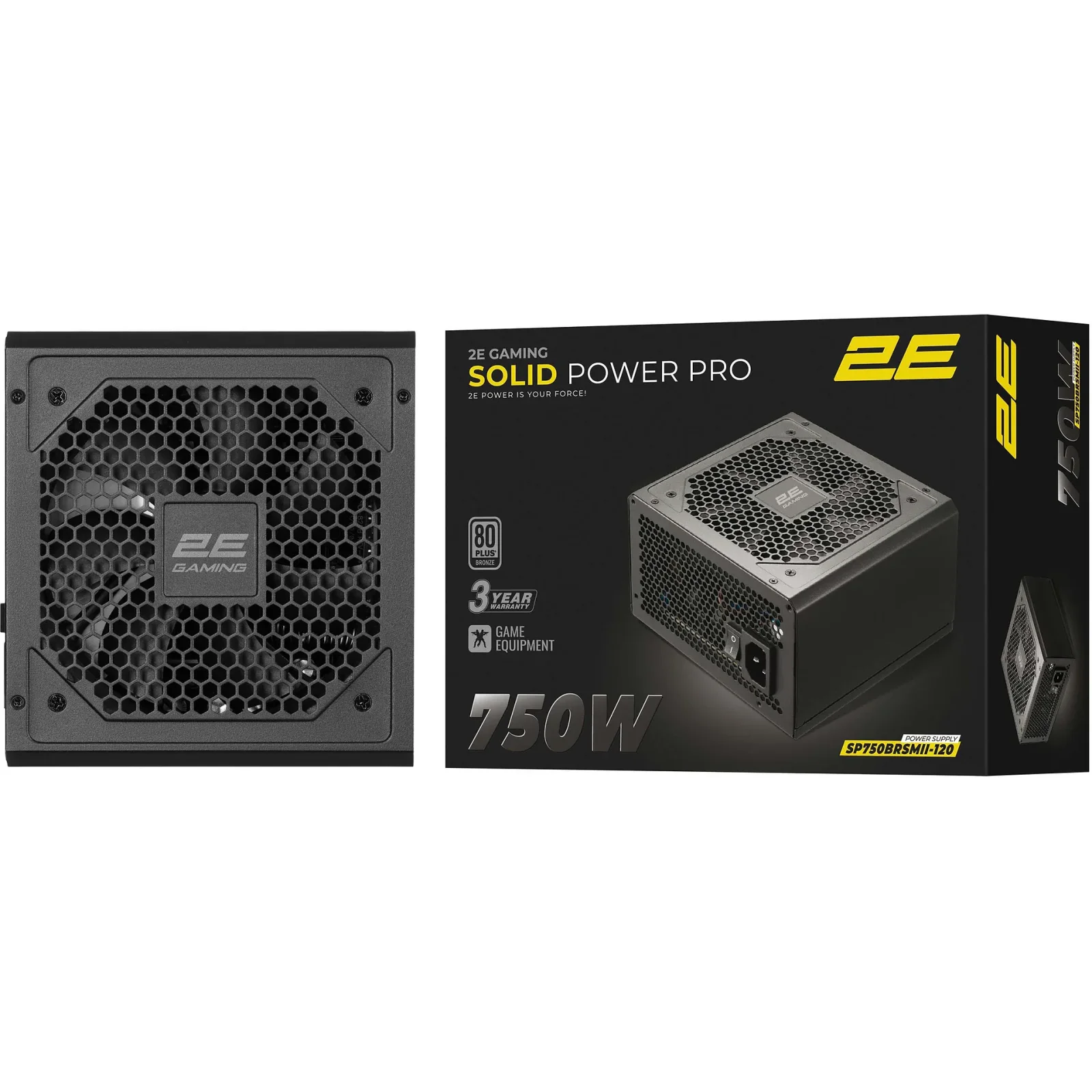 Блок живлення 2E GAMING Solid Power Pro 750W (2E-SP750BRSMII-120) UA