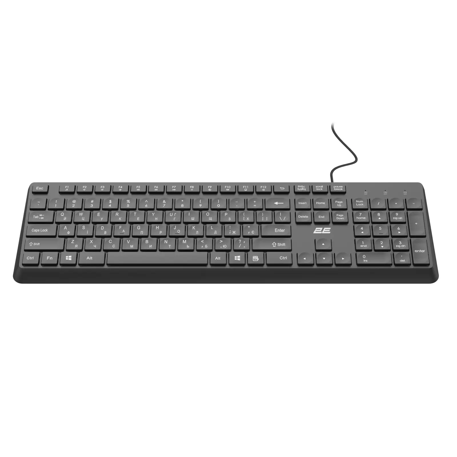 Клавіатура 2E KS405 Black (2E-KS405UBK_UA) UA