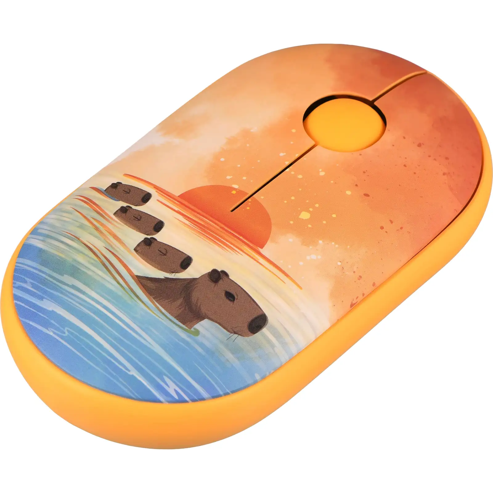 Миша 2E MF300 Capybara Sunset Silent WL BT Yellow (2E-MF300WCAPIBARAYW) UA