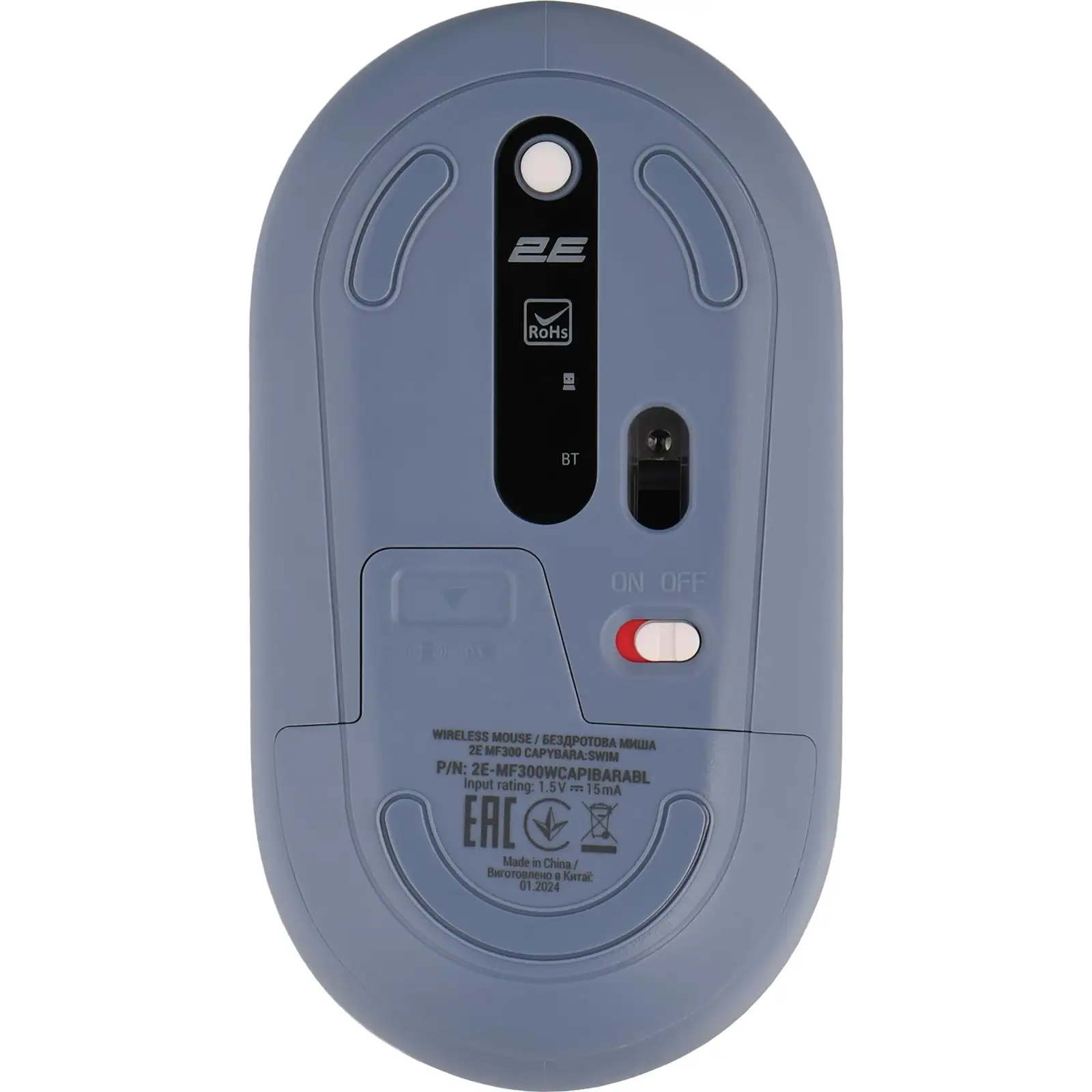 Миша 2E MF300 Capybara Silent WL BT Swim (2E-MF300WCAPIBARABL) UA