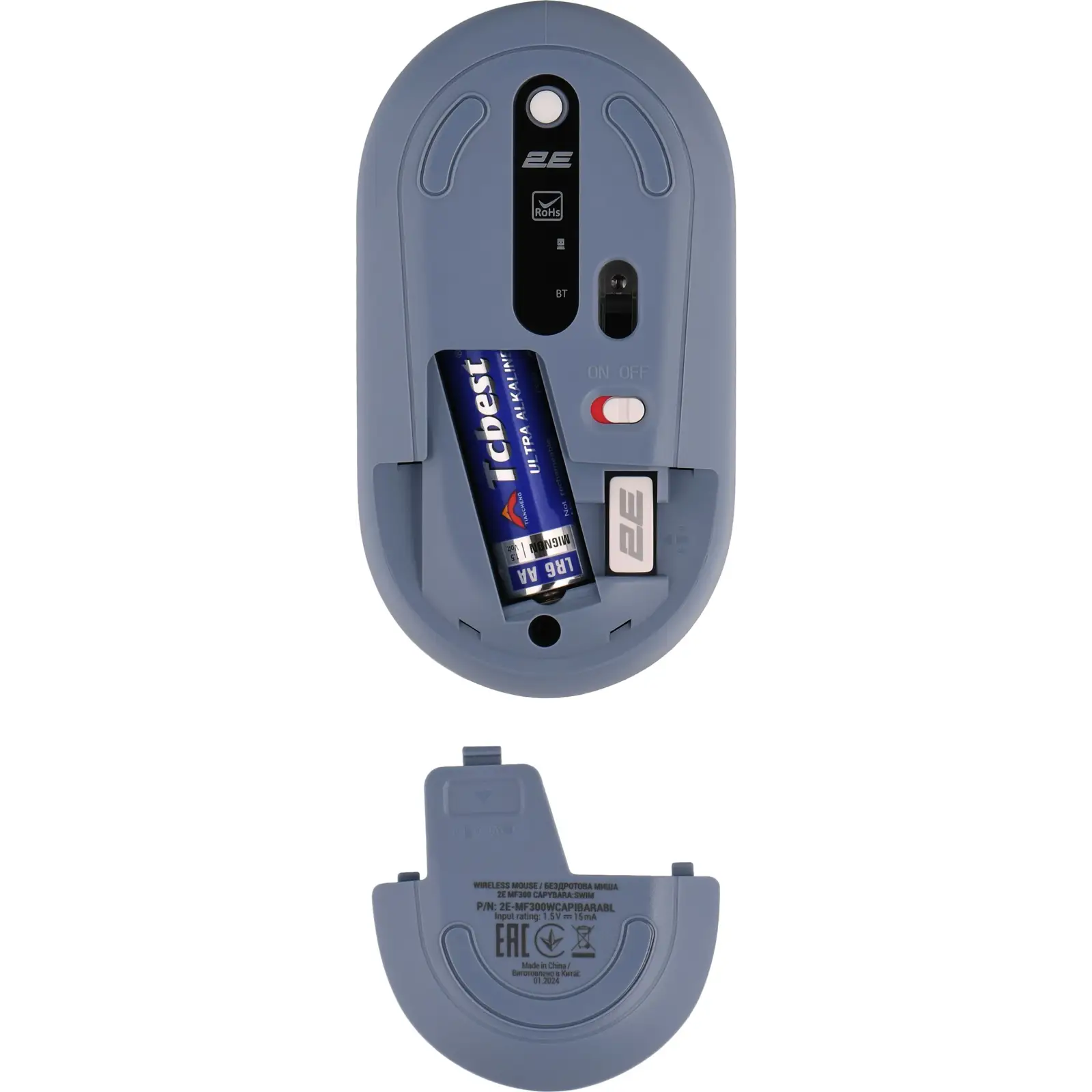 Миша 2E MF300 Capybara Silent WL BT Swim (2E-MF300WCAPIBARABL) UA