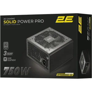 Блок живлення 2E GAMING Solid Power Pro 750W (2E-SP750BRSMII-120) UA