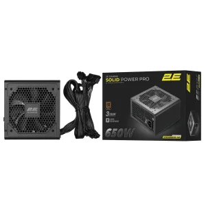 Блок питания 2E GAMING Solid Power Pro 650W (2E-SP650BRSMII-120) UA