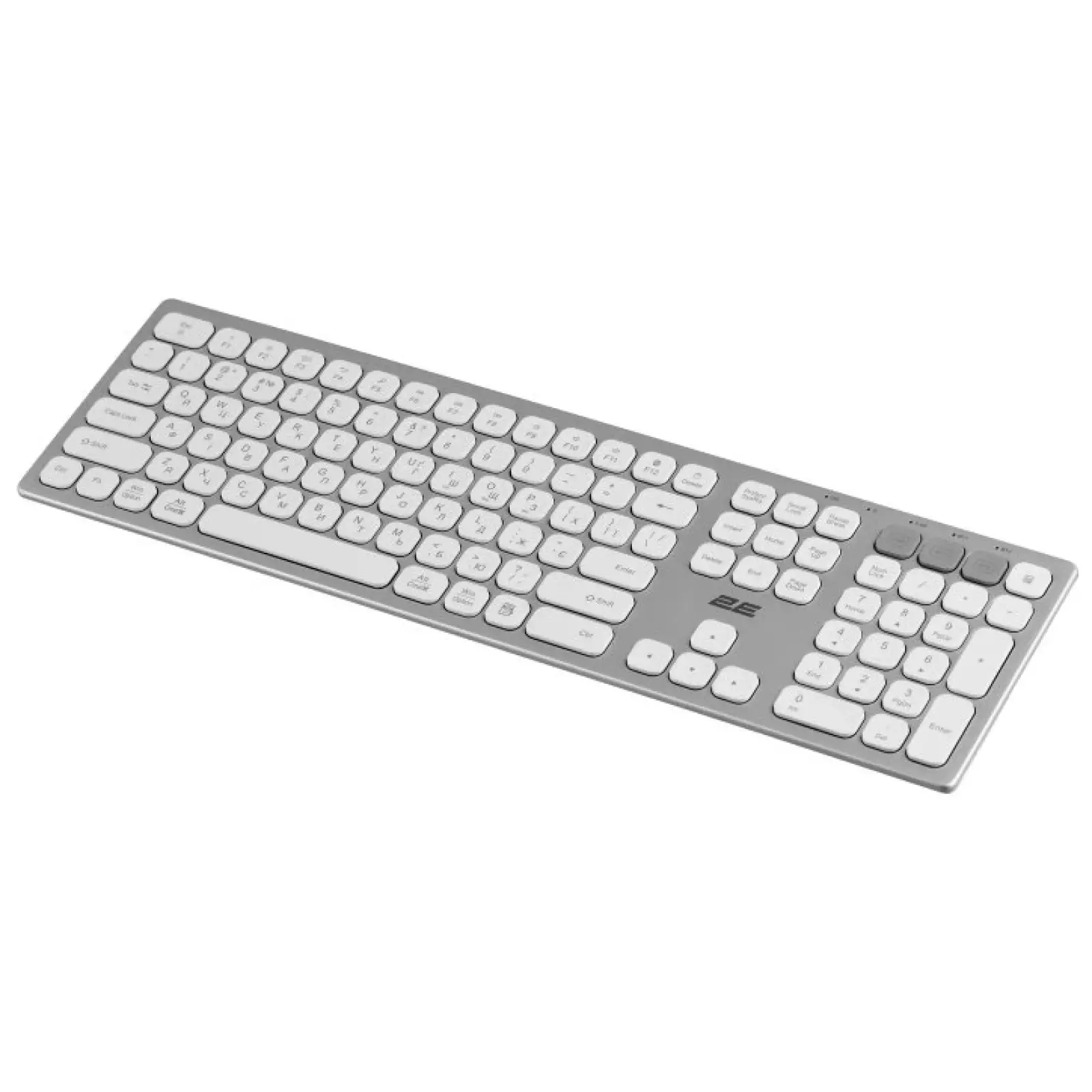 Клавиатура 2E KS270 Silver/White (2E-KS270WBWH) UA