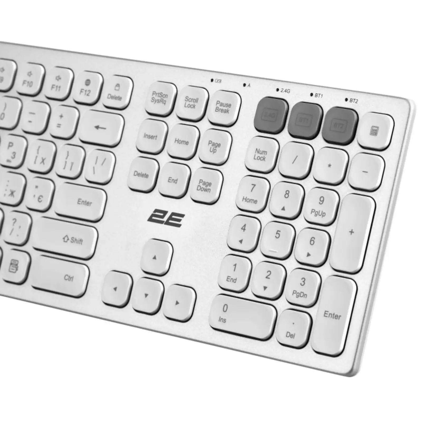 Клавиатура 2E KS270 Silver/White (2E-KS270WBWH) UA