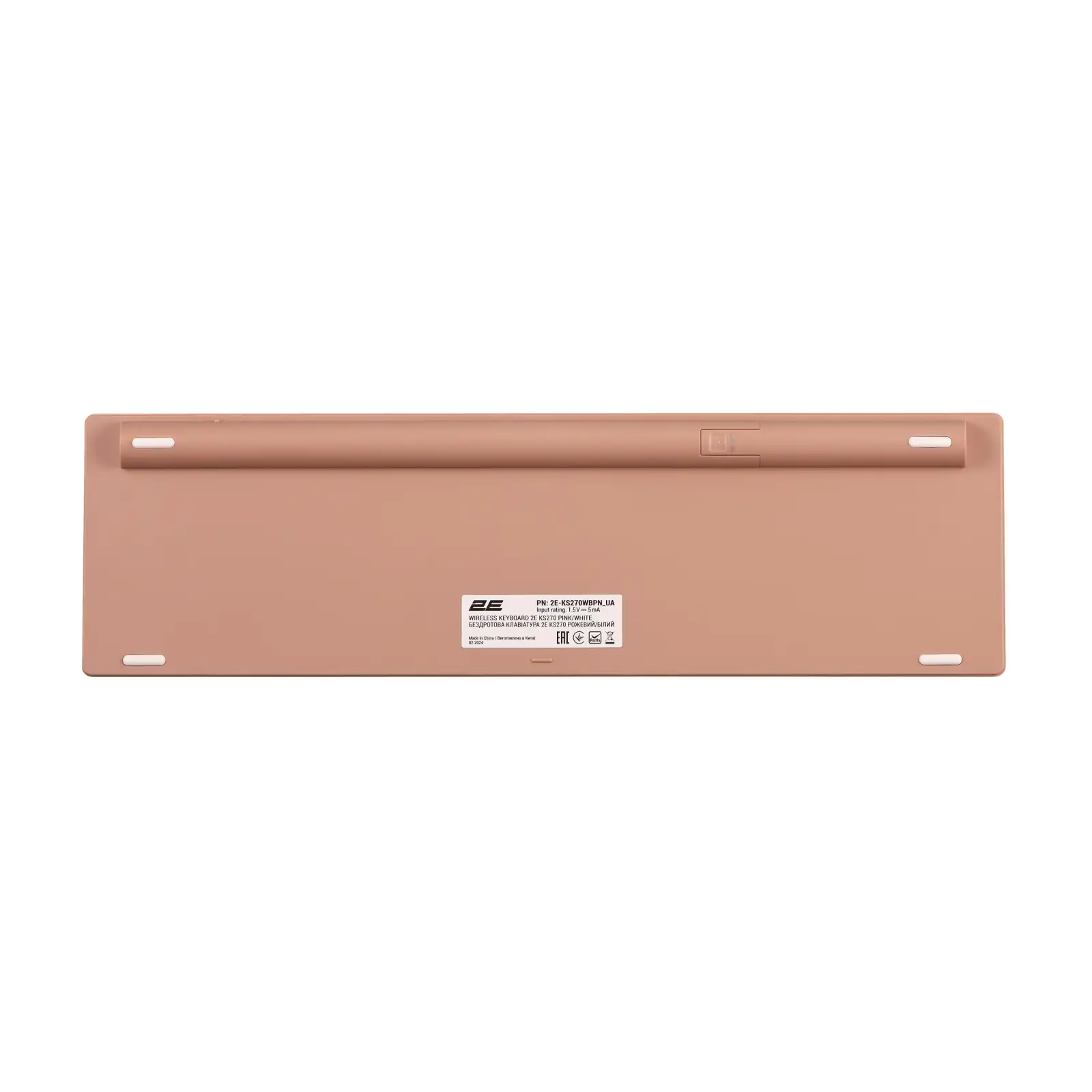 Клавіатура 2E KS270 Pink/White (2E-KS270WBPN_UA) UA