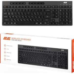 Клавіатура 2E KS280 Wireless Bluetooth Black/Grayа (2E-KS280WBGR_AK) UA