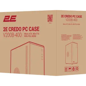 Корпус 2E Credo V200B-400 400W Black (2E-V200B-400) UA