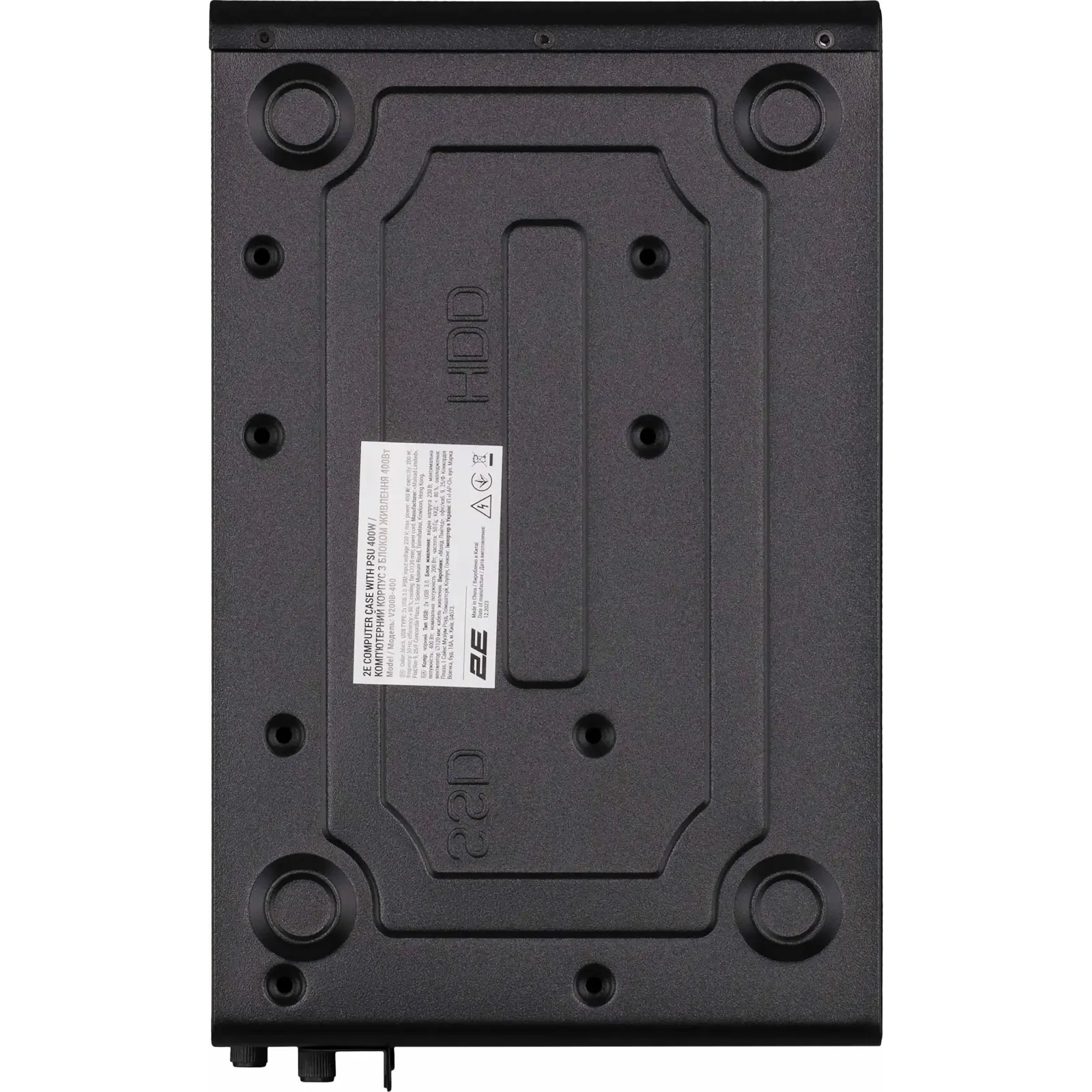 Корпус 2E Credo V200B-400 400W Black (2E-V200B-400) UA