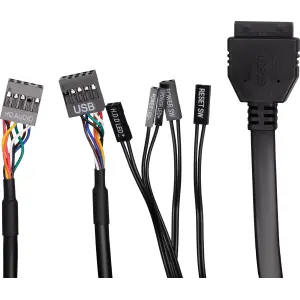 Корпус 2E Credo V200B-400 400W Black (2E-V200B-400) UA