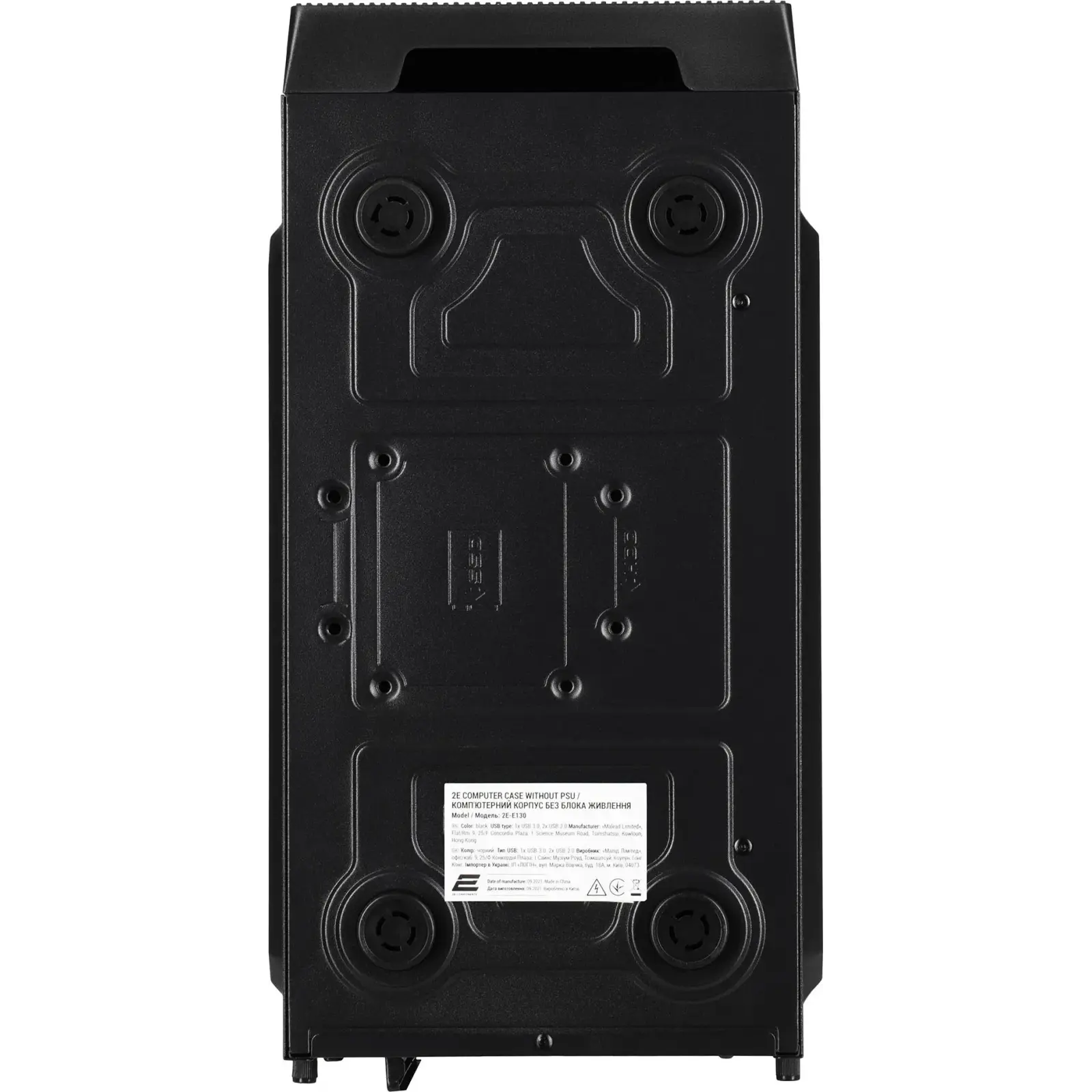 Корпус 2E ALFA б/БЖ Black (2E-E130) UA