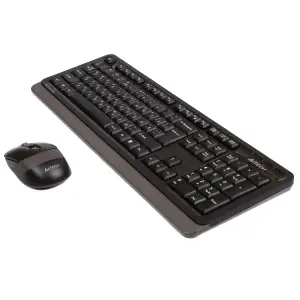 Комплект (клавіатура, миша) бездротовий A4Tech FG1010S Grey UA