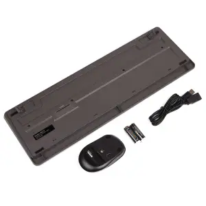 Комплект (клавіатура, миша) бездротовий A4Tech FG1010S Grey UA