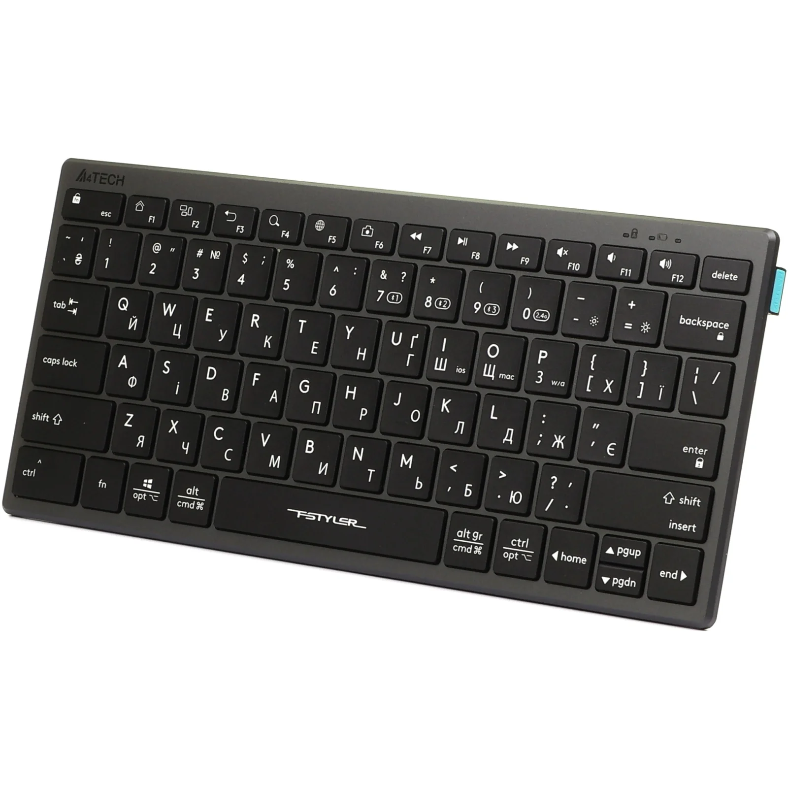 Клавіатура A4Tech Fstyler FBX51C Grey UA