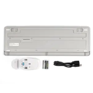 Комплект (клавиатура, мышь) беспроводной A4Tech Bloody FG1010 White UA