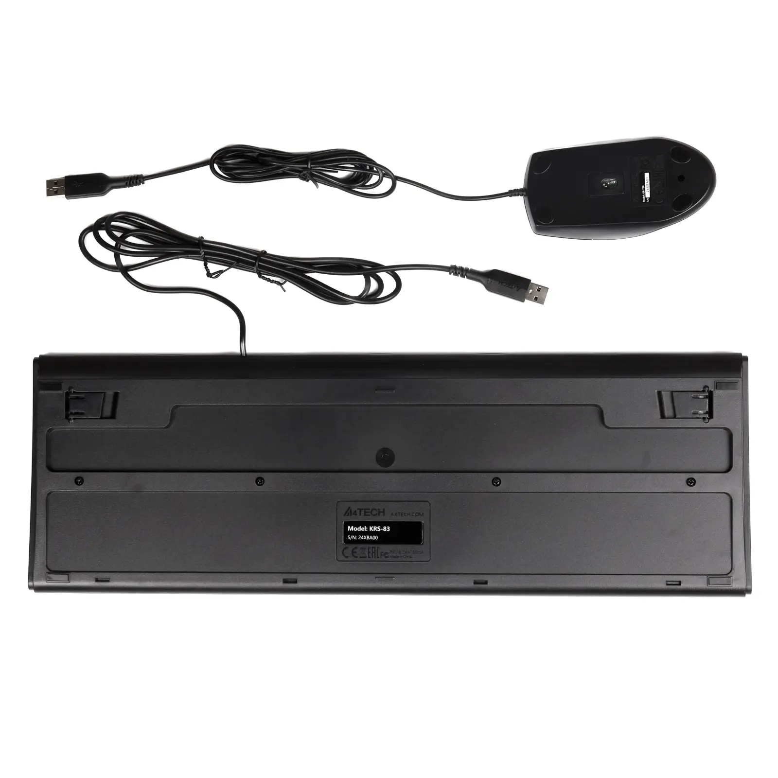 Комплект (клавиатура, мышь) A4Tech KR-8372S Black UA