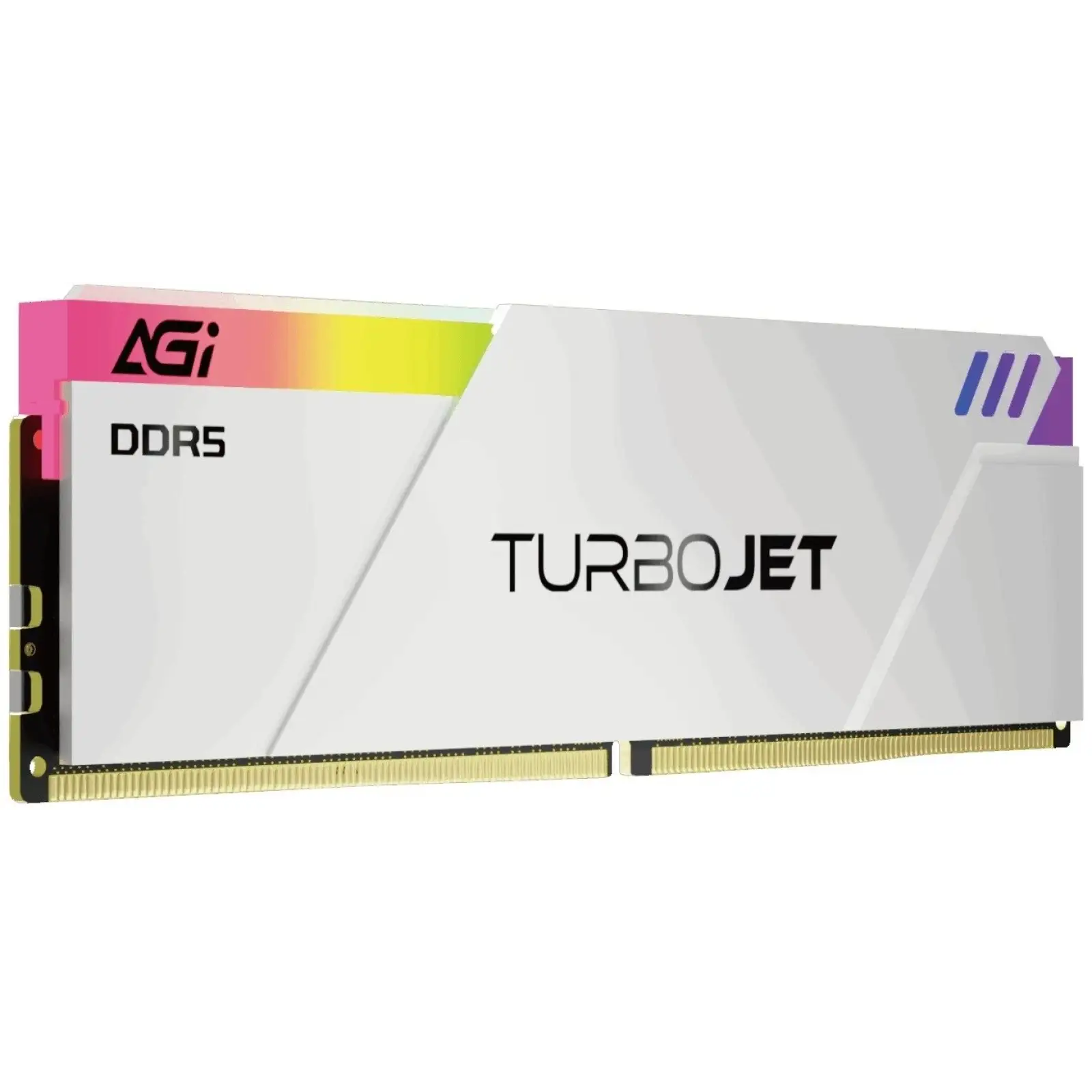 Модуль памяти AGI 16 GB DDR5 6000 MHz TurboJet RGB White (AGI6APD16UD858-SR) UA