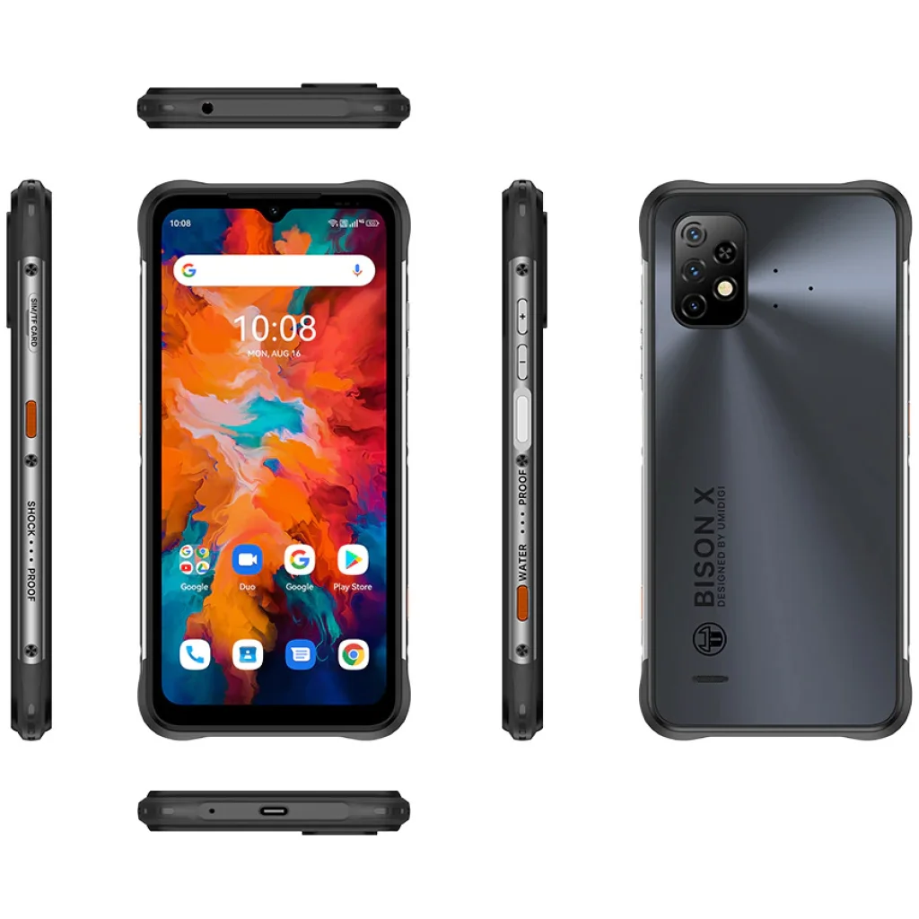 Смартфон Umidigi Bison X10 4/128GB Black EU