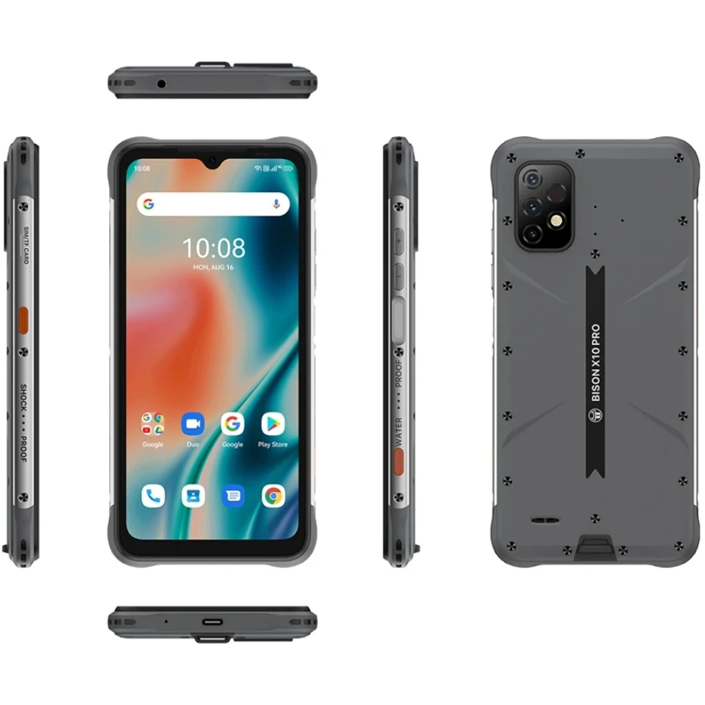 Смартфон Umidigi Bison X10 Pro 6/128GB Gray EU