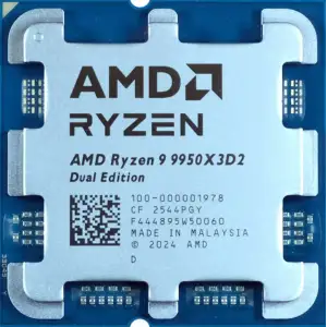 Процесор AMD Ryzen 9 9950X3D2 Dual Edition (100-100001978WOF)