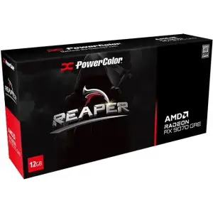 Відеокарта PowerColor Reaper AMD Radeon RX 9070 GRE 12GB GDDR6 (RX9070GRE 12G-A) UA