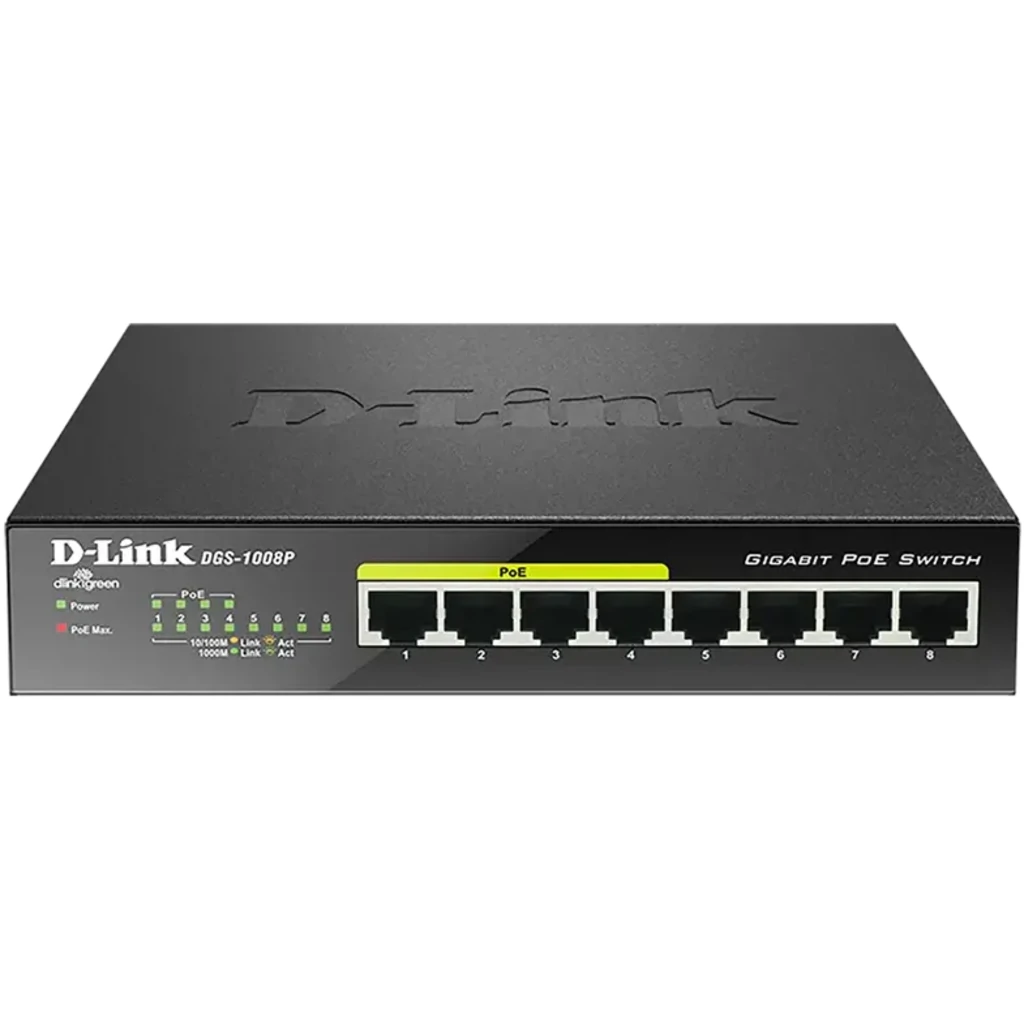 Коммутатор D-Link DGS-1008P