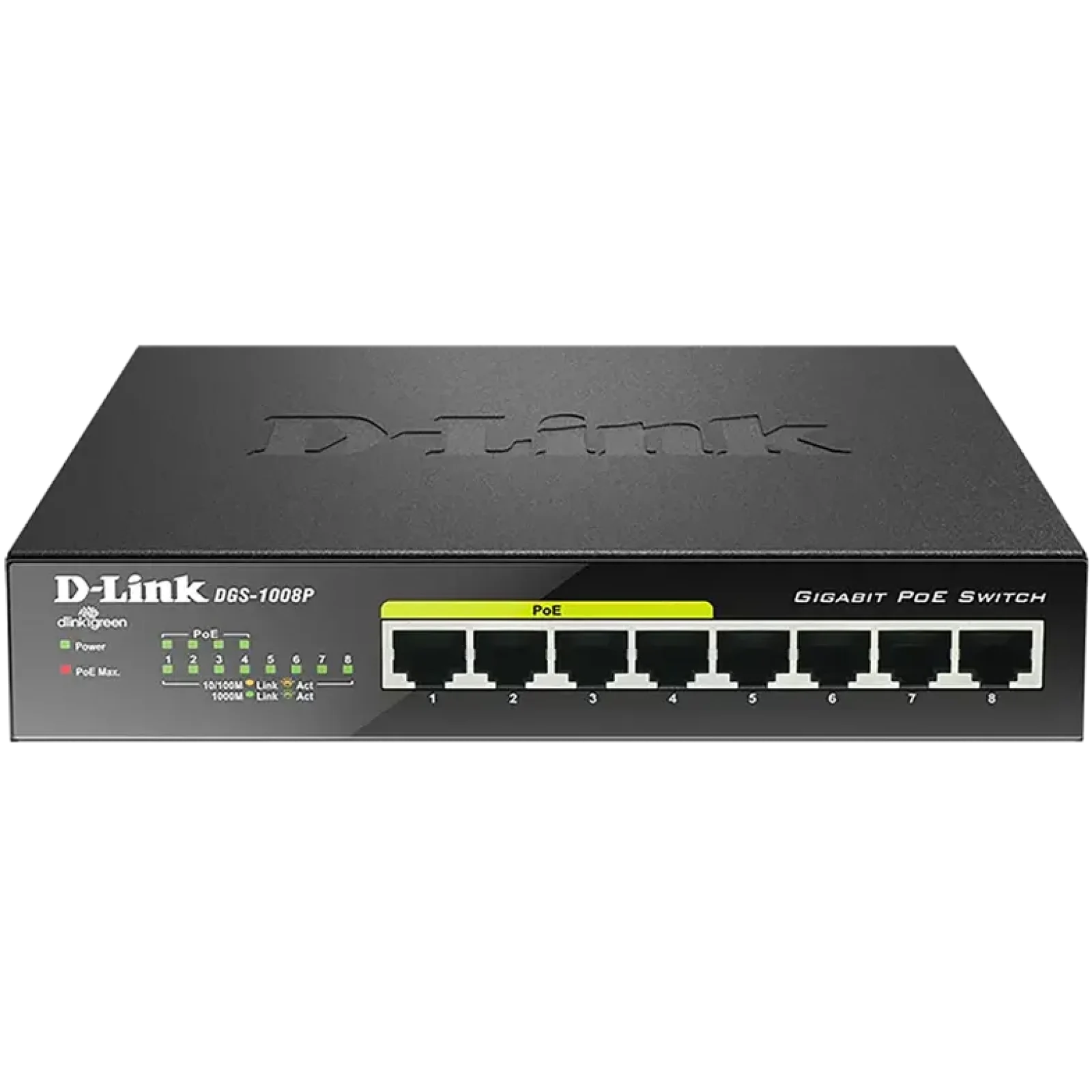 Комутатор D-Link DGS-1008P