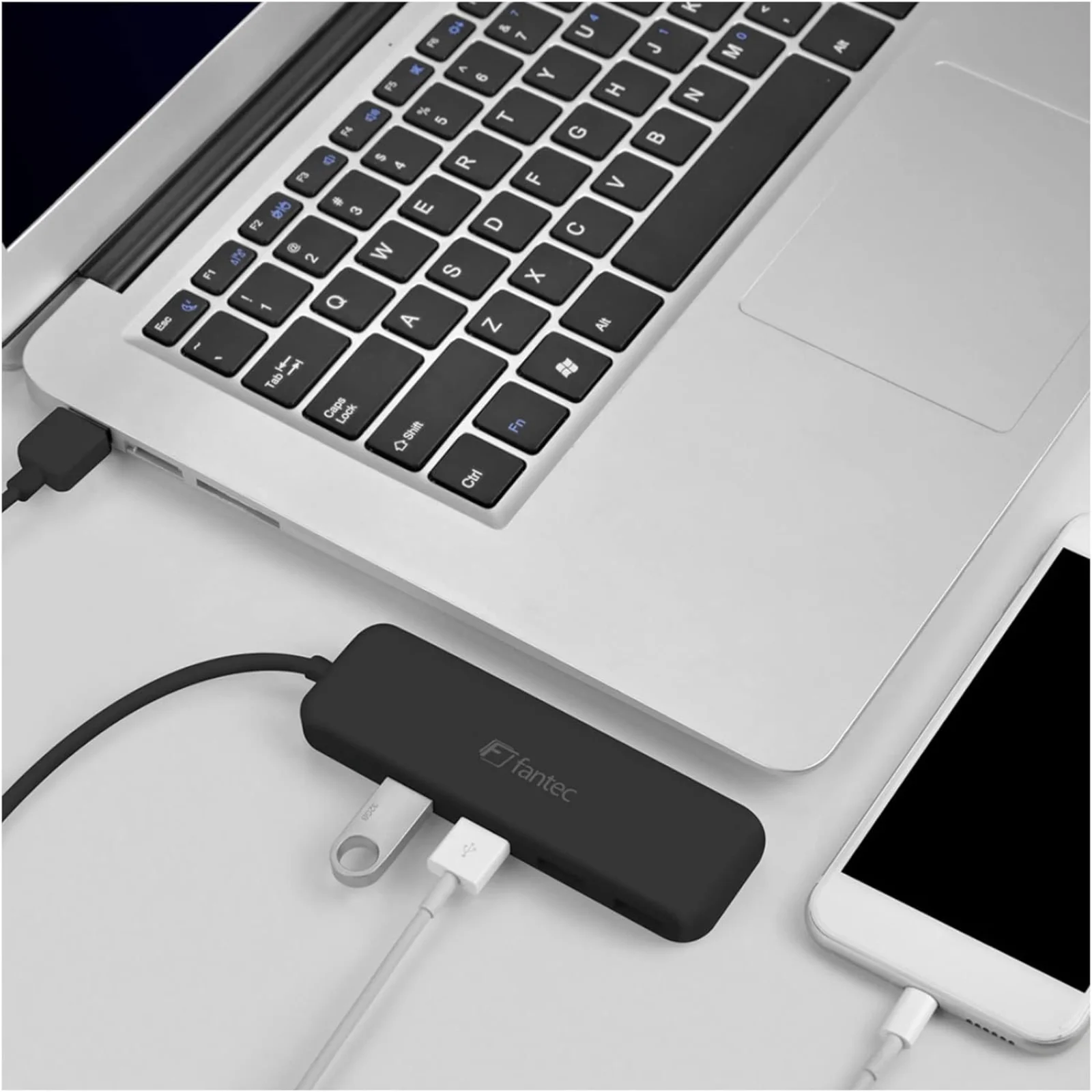 USB-Хаб Fantec UMP-4U USB Hub 4USB 3.0 Cable 40 cm Black