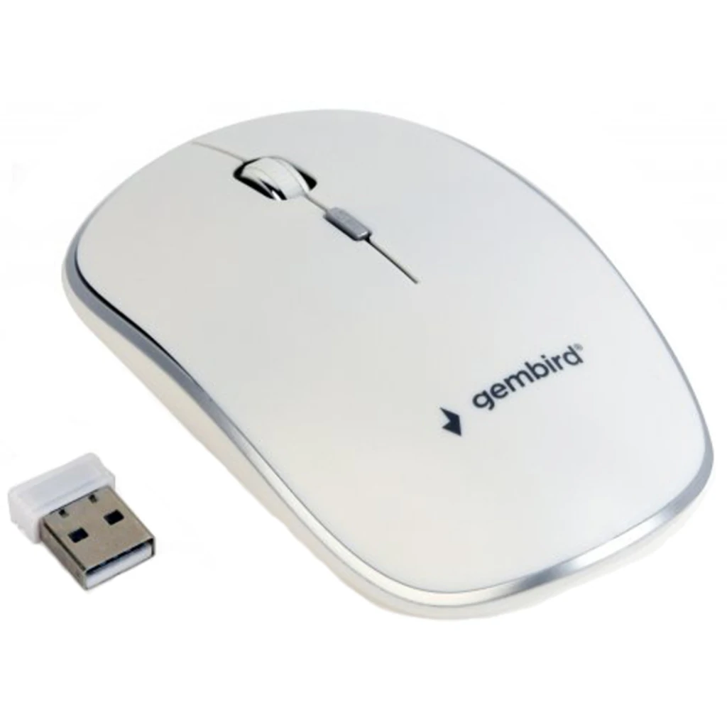 Миша бездротова Gembird MUSW-4B-01-W White USB UA