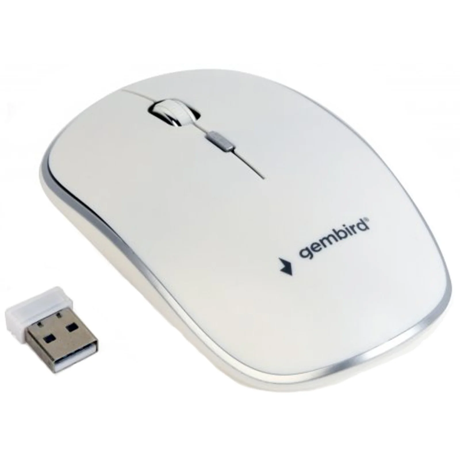 Мышь бездротова Gembird MUSW-4B-01-W White USB UA