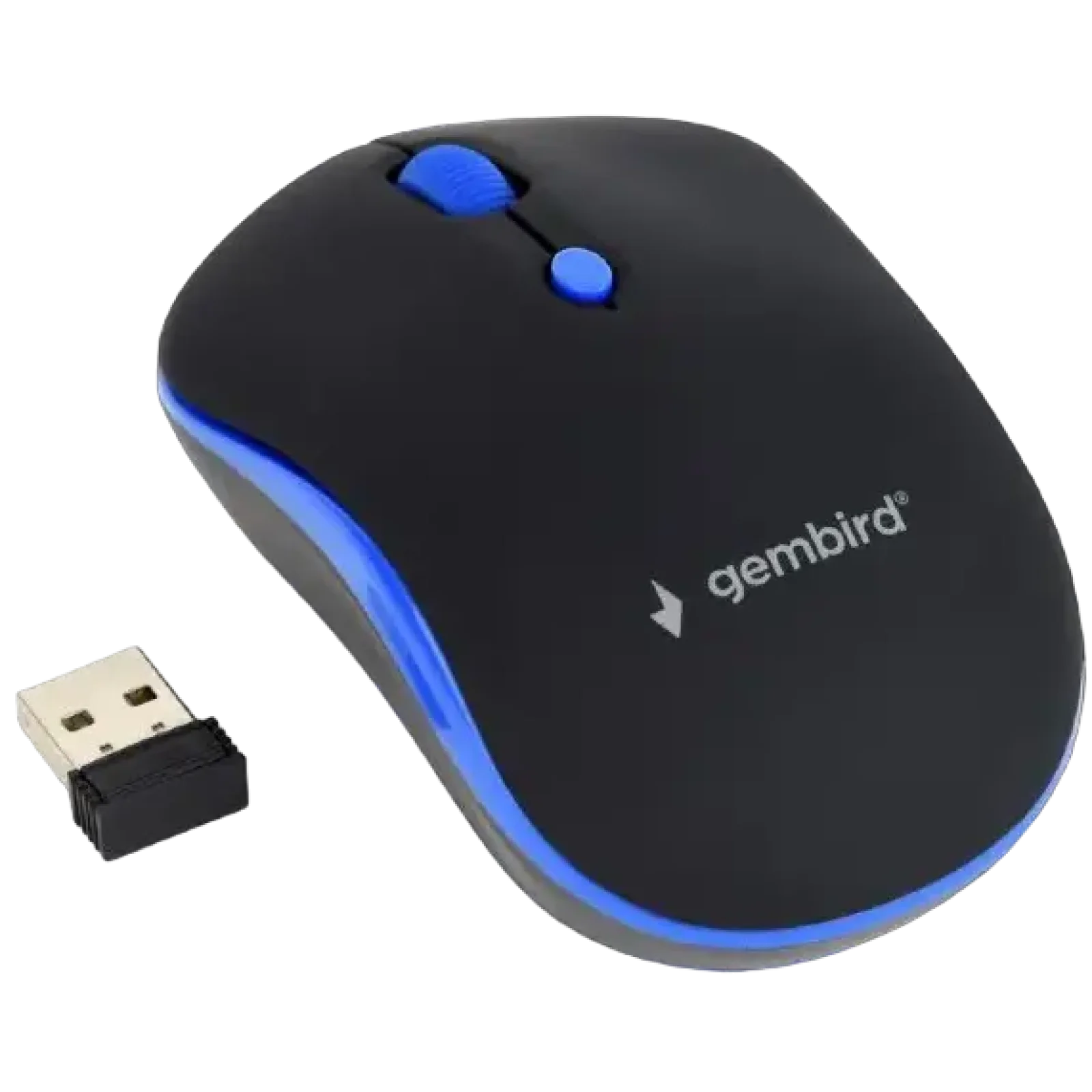 Мышь беспроводная Gembird MUSW-4B-03-B Black/Blue UA