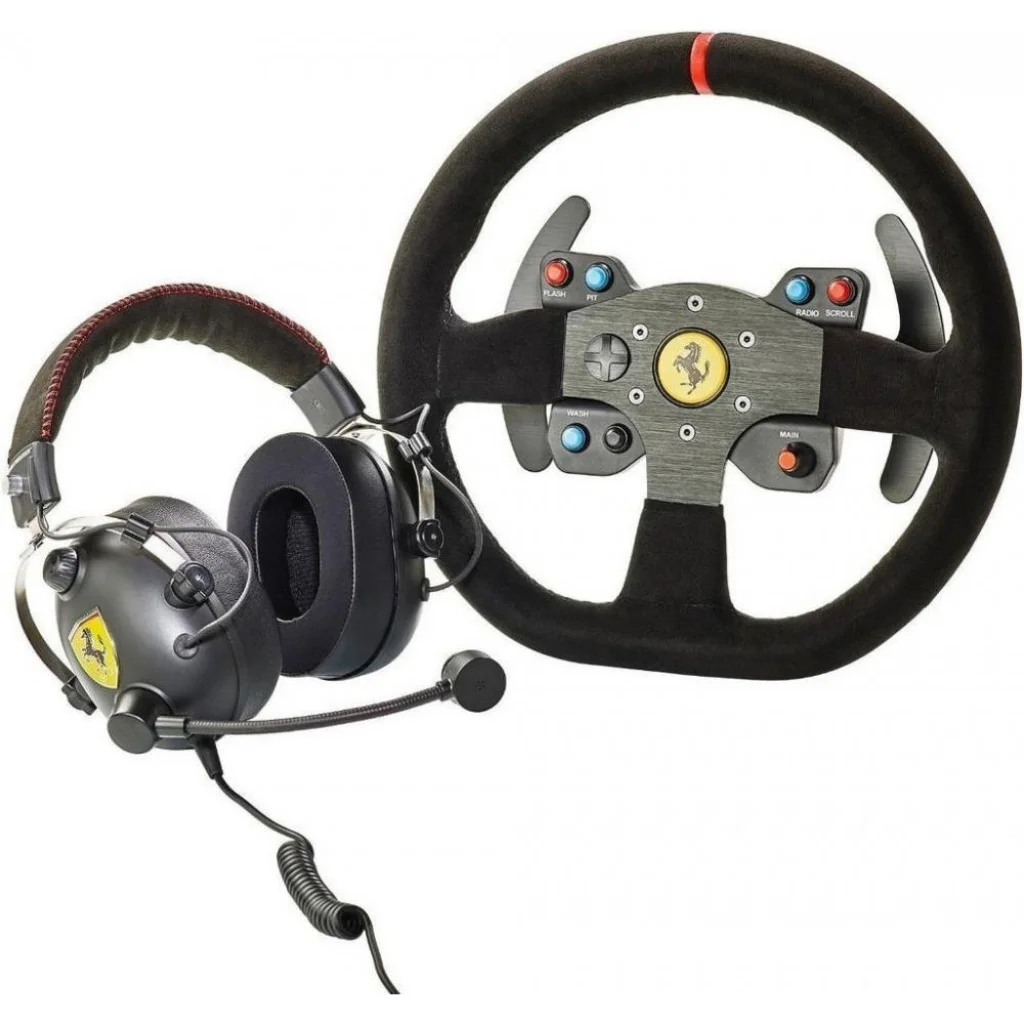Комплект руль + гарнитура Thrustmaster Race Kit Ferrari 599XX EVO Edition With Alcantara (4160771)