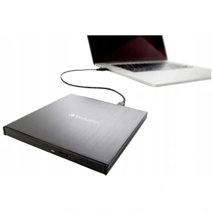 Оптический привод Verbatim Ultra HD 4K External Slimline Blu-Ray Writer (43888)