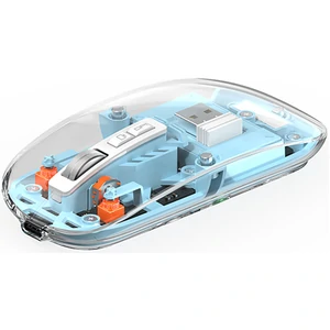 Мышь WiWU Crystal Transparent Magnetic Wireless Mouse Blue (WM105)